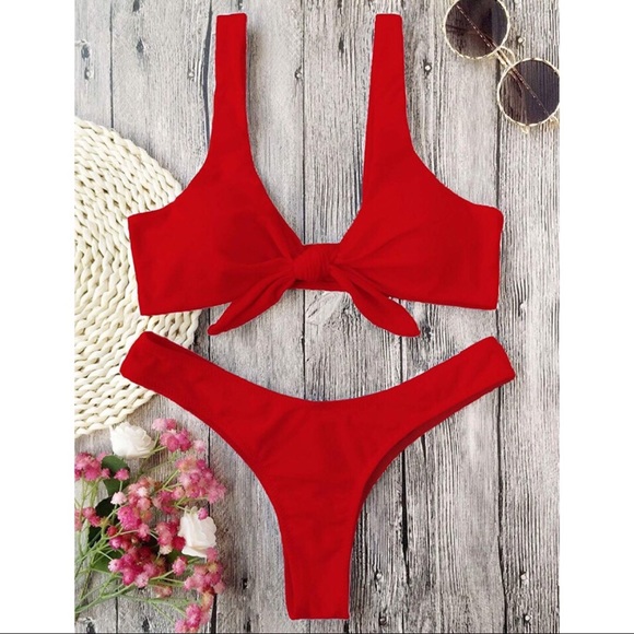 ✨NEW PRICE✨ Knot 2 piece Bathing suit - Picture 2 of 4